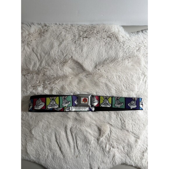 Looney Tunes Buckle Down Belt Seatbelt 26" up to 44" Bugs Bunny Cosplay 2016 - Picture 2 of 5